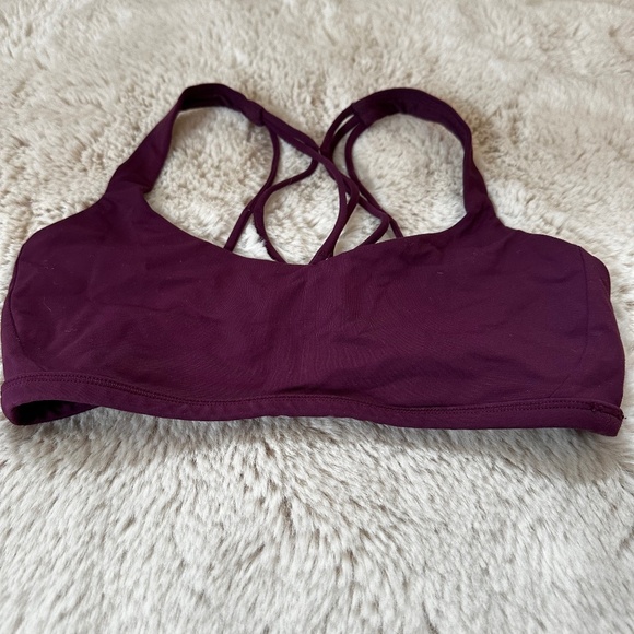 Dark Purple Lululemon Sports Bra size 4 - Picture 1 of 3